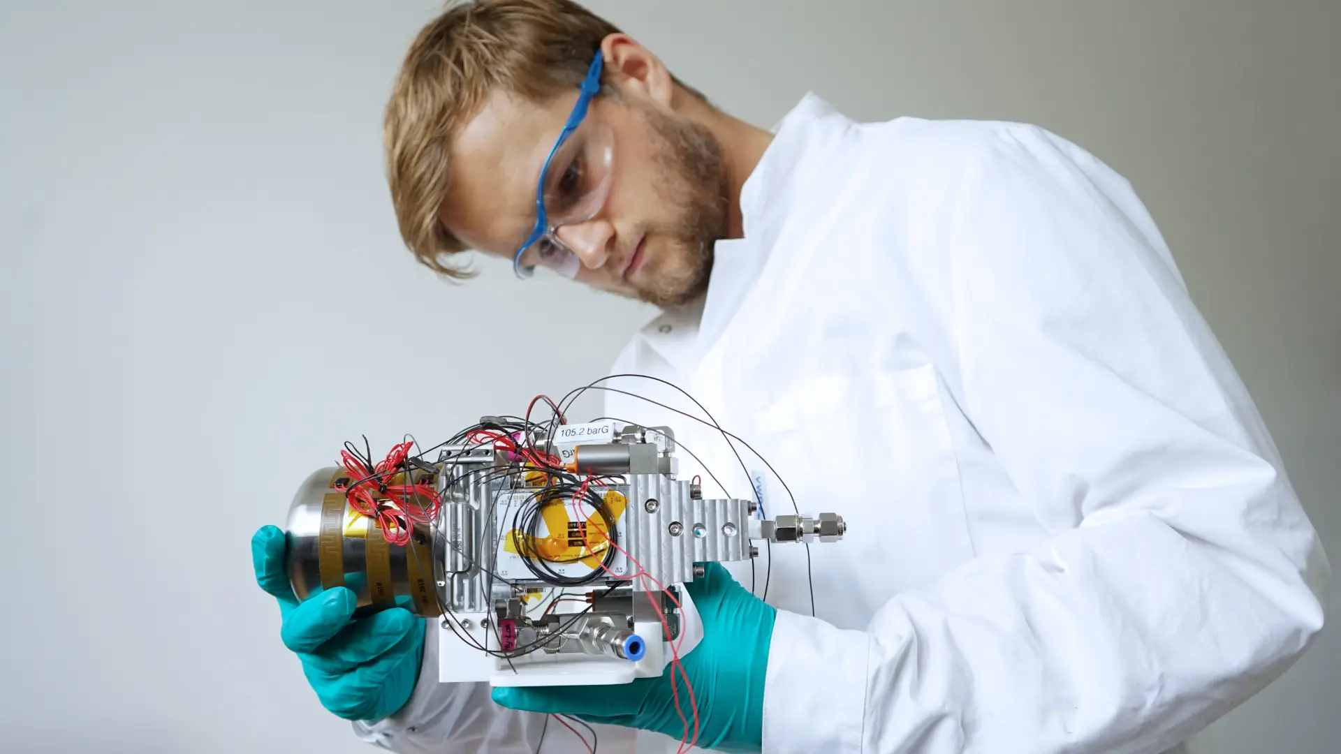 Engineer inspecting EVENSTAR hardware