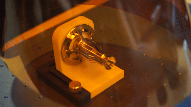 Laser marking a TAILWIND thruster